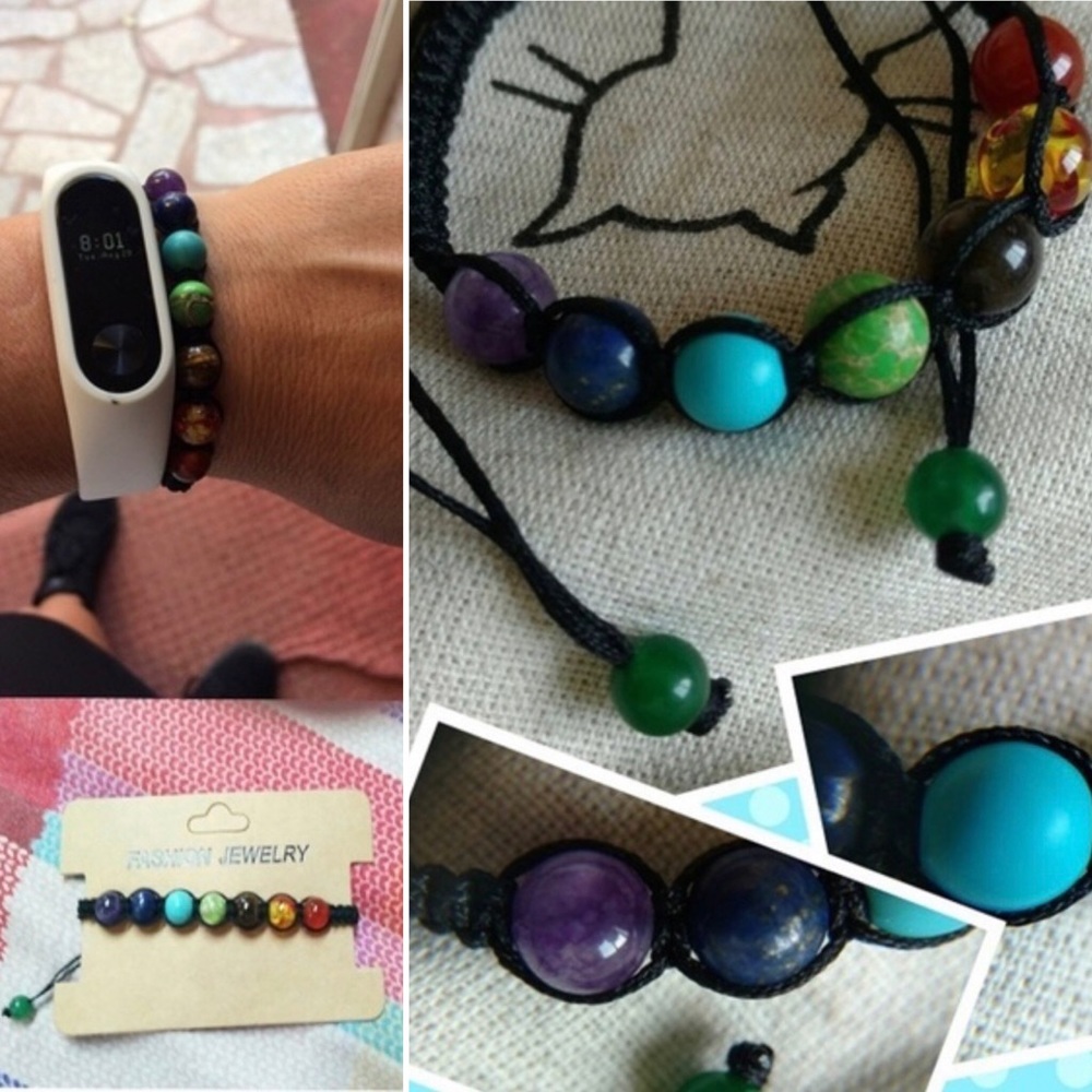 1️⃣Left! NEW 7Chakra Healing Balance Bead Bracelet - Picture 3 of 8